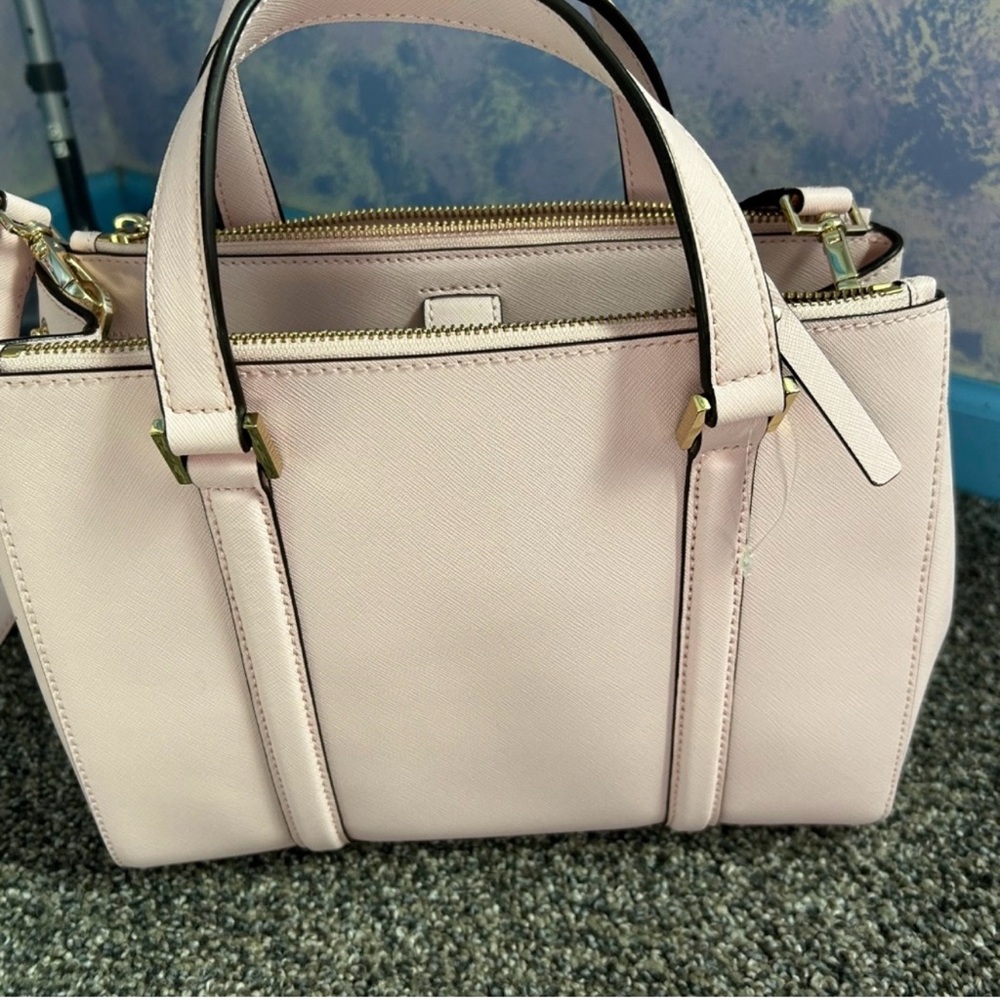 Kate Spade Pink Satchel with Gold Accents - Picture 2 of 6